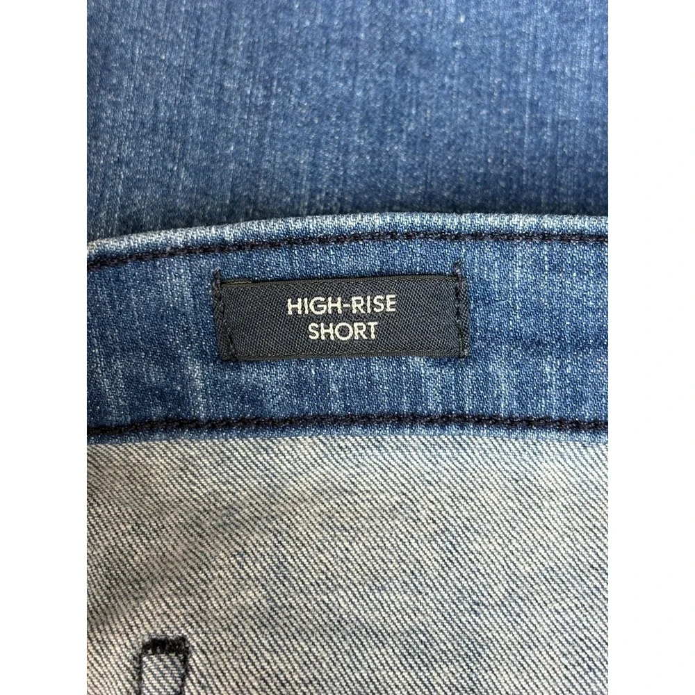J. Crew High-rise denim short w/ patch pockets Sailor Rockabilly Vtg Style Sz 30 - Picture 4 of 4